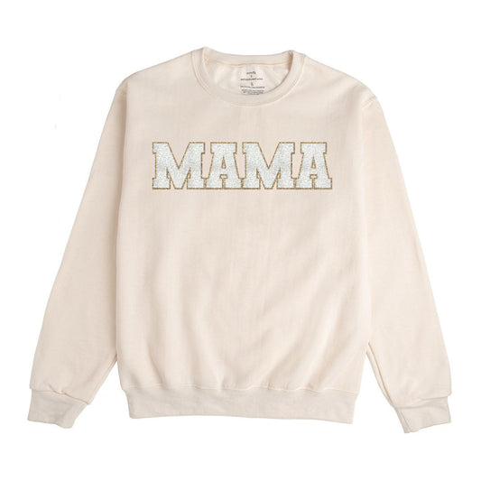 Mama Patch Adult Sweatshirt  - Doodlebug's Children's Boutique