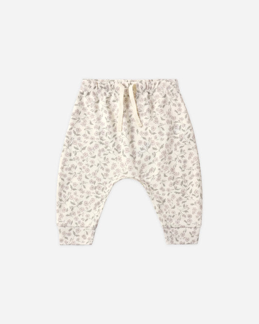 Drawstring Pant in Floret - Doodlebug's Children's Boutique