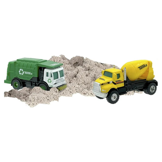 Metal Movers Cement Mixer and Garbage Truck  - Doodlebug's Children's Boutique