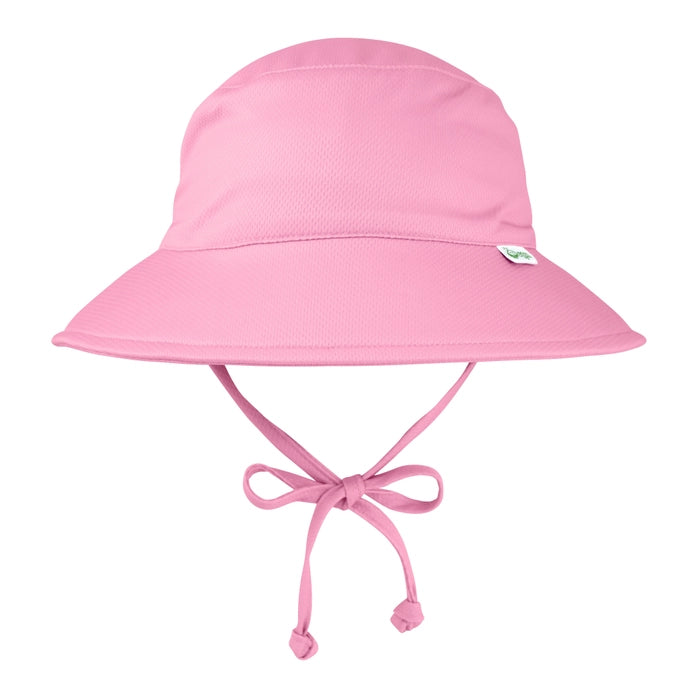 Breathable Sun Protection Bucket Hat in Light Pink  - Doodlebug's Children's Boutique