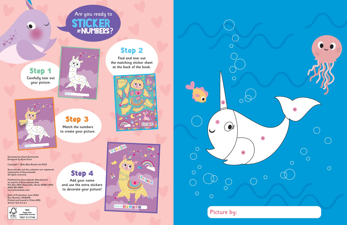 My First Sticker By Numbers: Magical Creatures Book  - Doodlebug's Children's Boutique