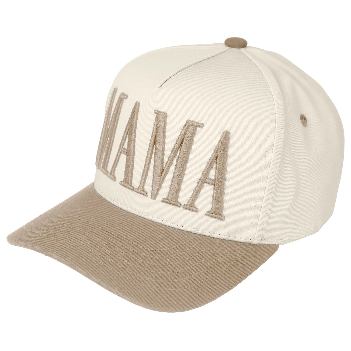 Beige Mama Snapback Hat - Doodlebug's Children's Boutique