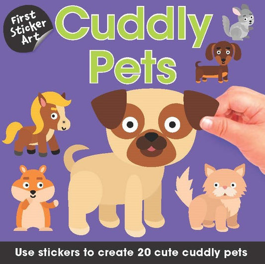 Cuddly Pets First Sticker Art Book  - Doodlebug's Children's Boutique