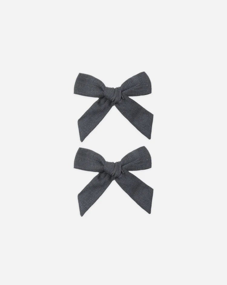 Set of Two Bows in Midnight
