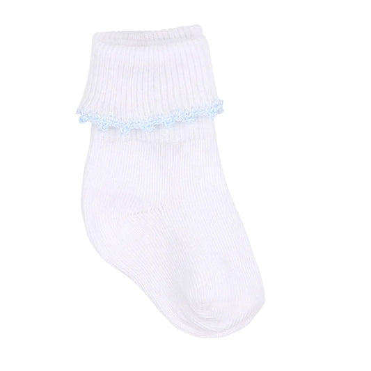 Blue Baby Joy Socks - Doodlebug's Children's Boutique