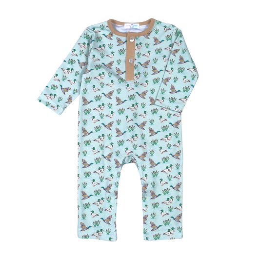 Mallard Ducks Romper - Doodlebug's Children's Boutique