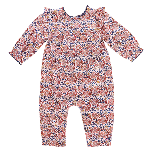 Kalani Jumper in Pink Blossom  - Doodlebug's Children's Boutique