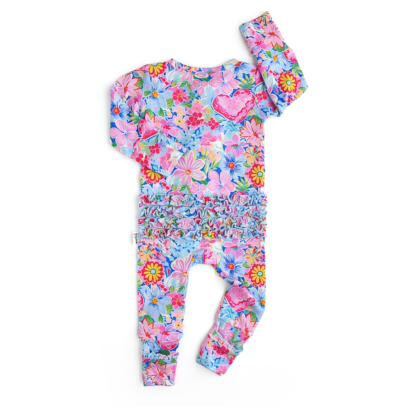 Pippa Ruffle Zip - Doodlebug's Children's Boutique