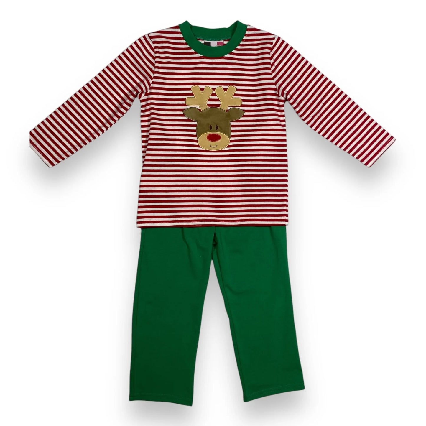 Reindeer Pants Set  - Doodlebug's Children's Boutique