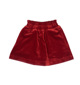 Red Velvet Skirt  - Doodlebug's Children's Boutique