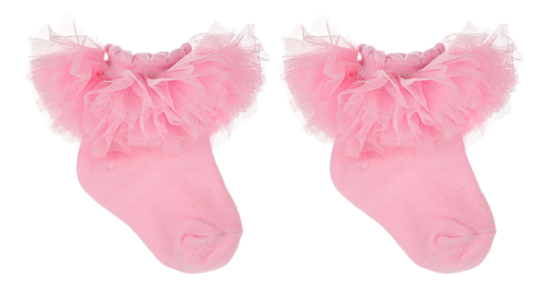 Tutu Ruffle Socks Pink - Doodlebug's Children's Boutique