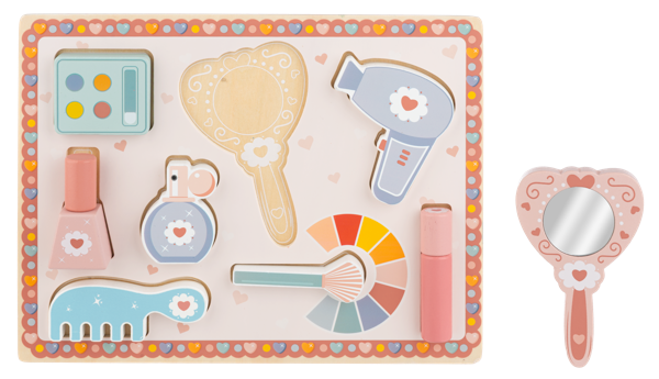 Wooden Makeup Puzzle Set