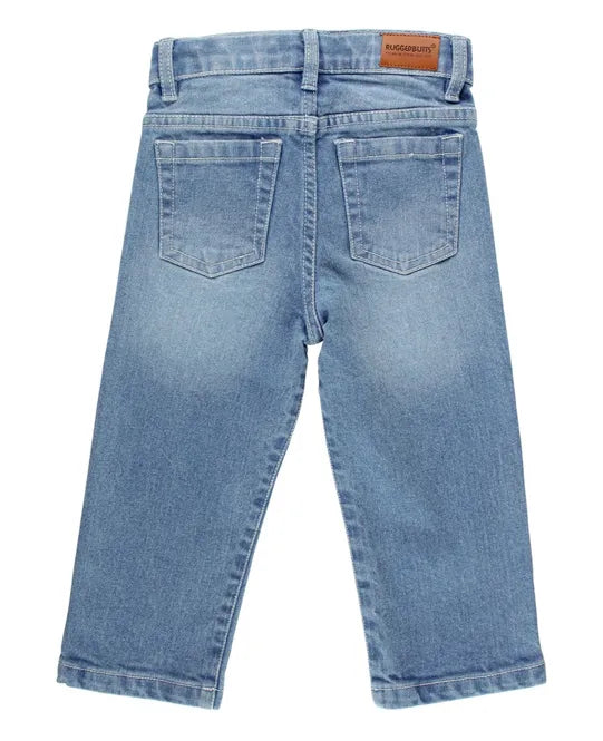 Straight Jeans in Light Wash  - Doodlebug's Children's Boutique