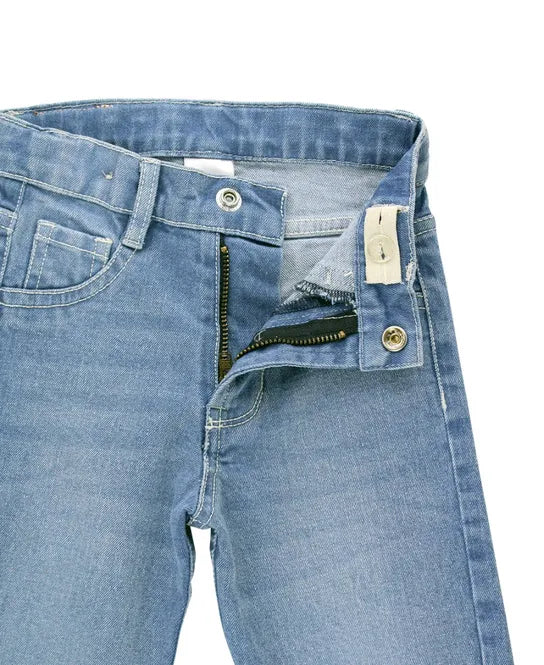 Straight Jeans in Light Wash  - Doodlebug's Children's Boutique