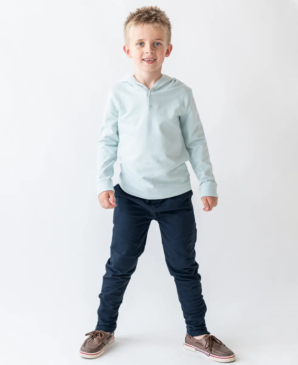 Navy Track Pants  - Doodlebug's Children's Boutique