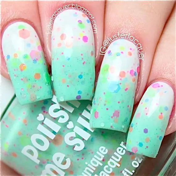 Color Changing Thermal Nail Polish in Minty Madness  - Doodlebug's Children's Boutique