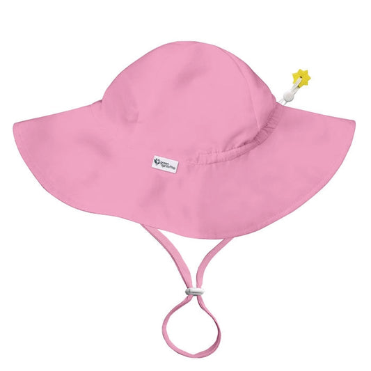 Sun Protection Brim Hat in Light Pink  - Doodlebug's Children's Boutique