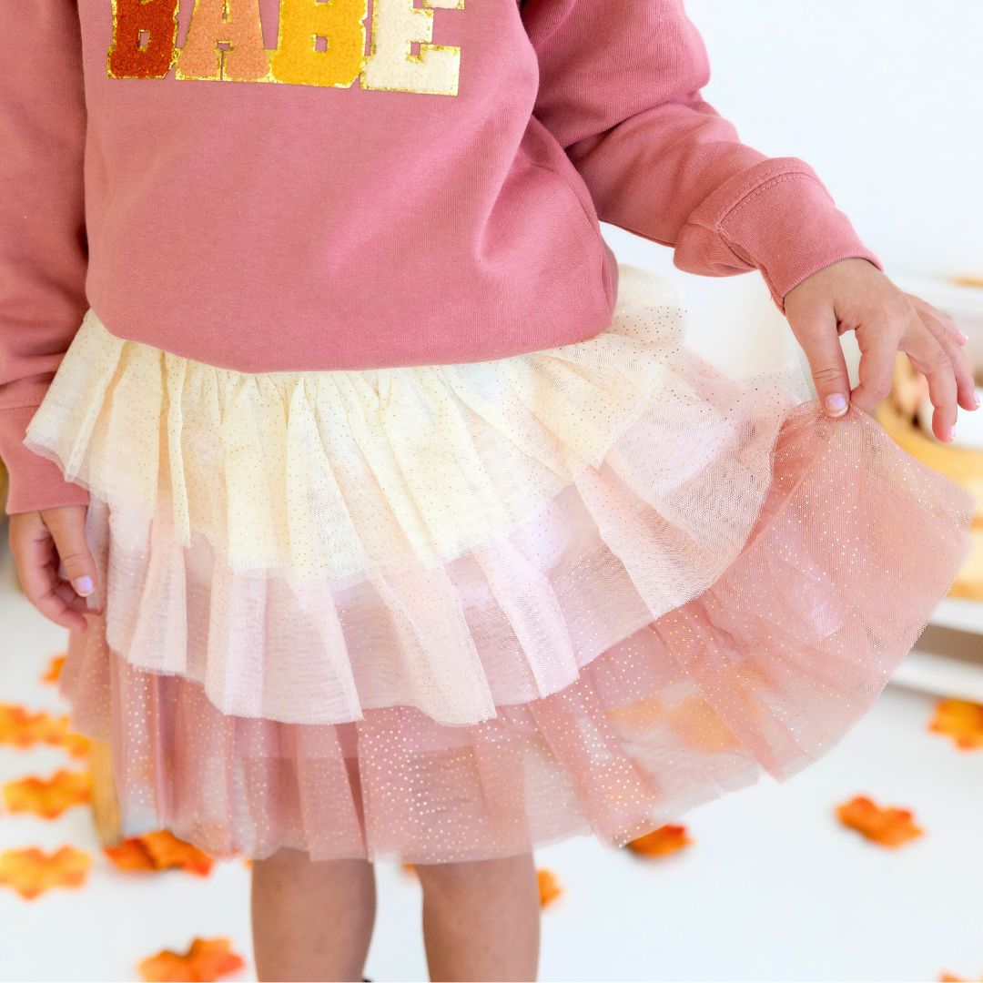 Boho Blush Petal Tutu  - Doodlebug's Children's Boutique