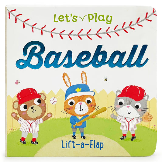 Let's Play Baseball Lift-a-Flap Book  - Doodlebug's Children's Boutique