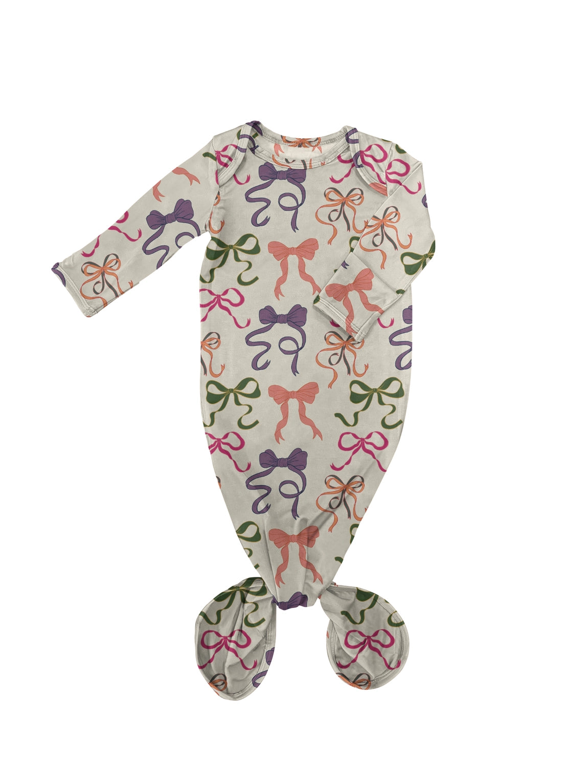 Bows Knotted Gown - Doodlebug's Children's Boutique