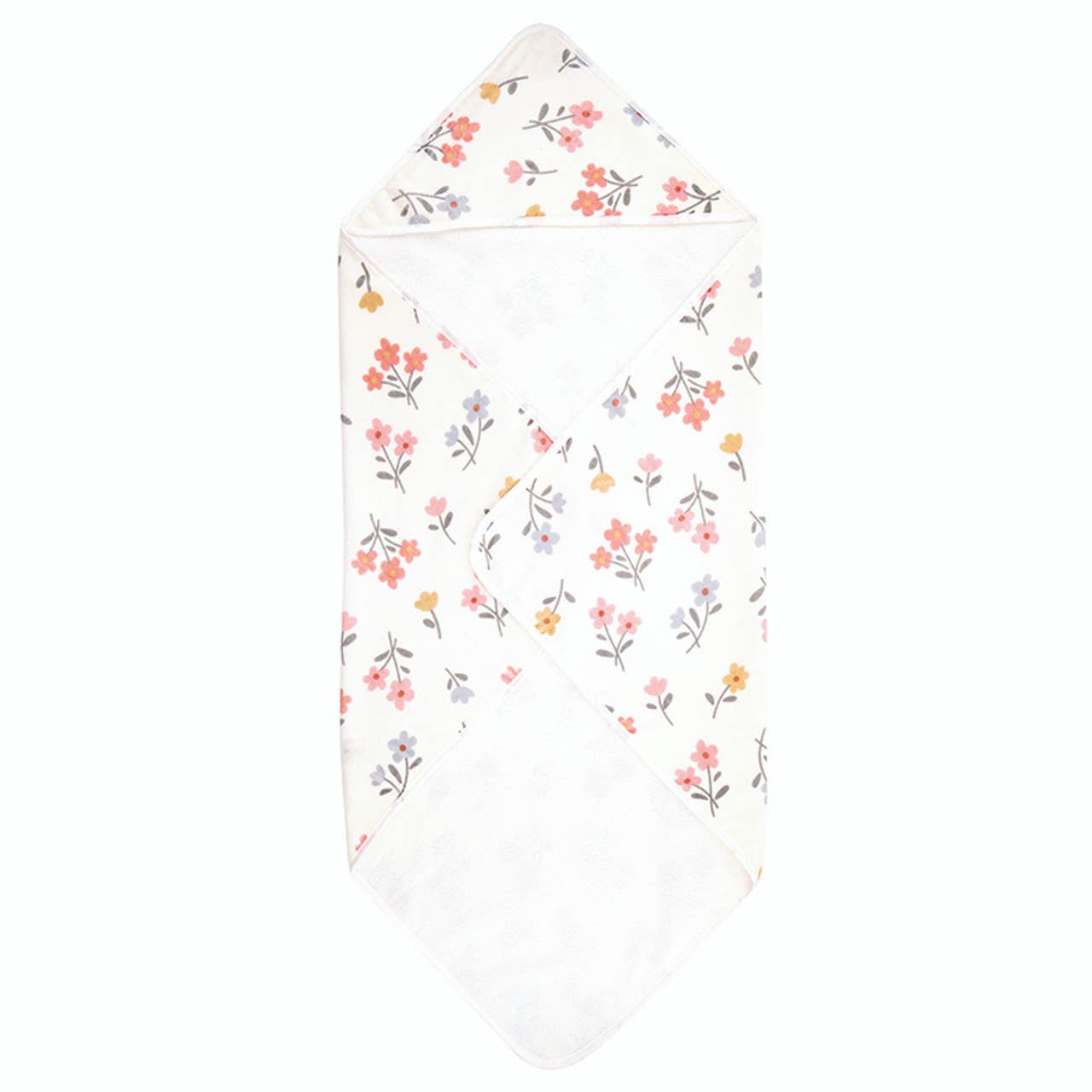 Floral Hooded Towel - Doodlebug's Children's Boutique