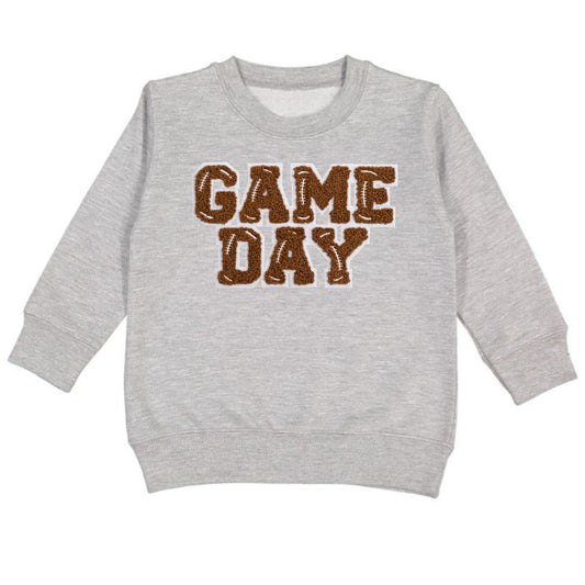 Game Day Patch Sweatshirt  - Doodlebug's Children's Boutique