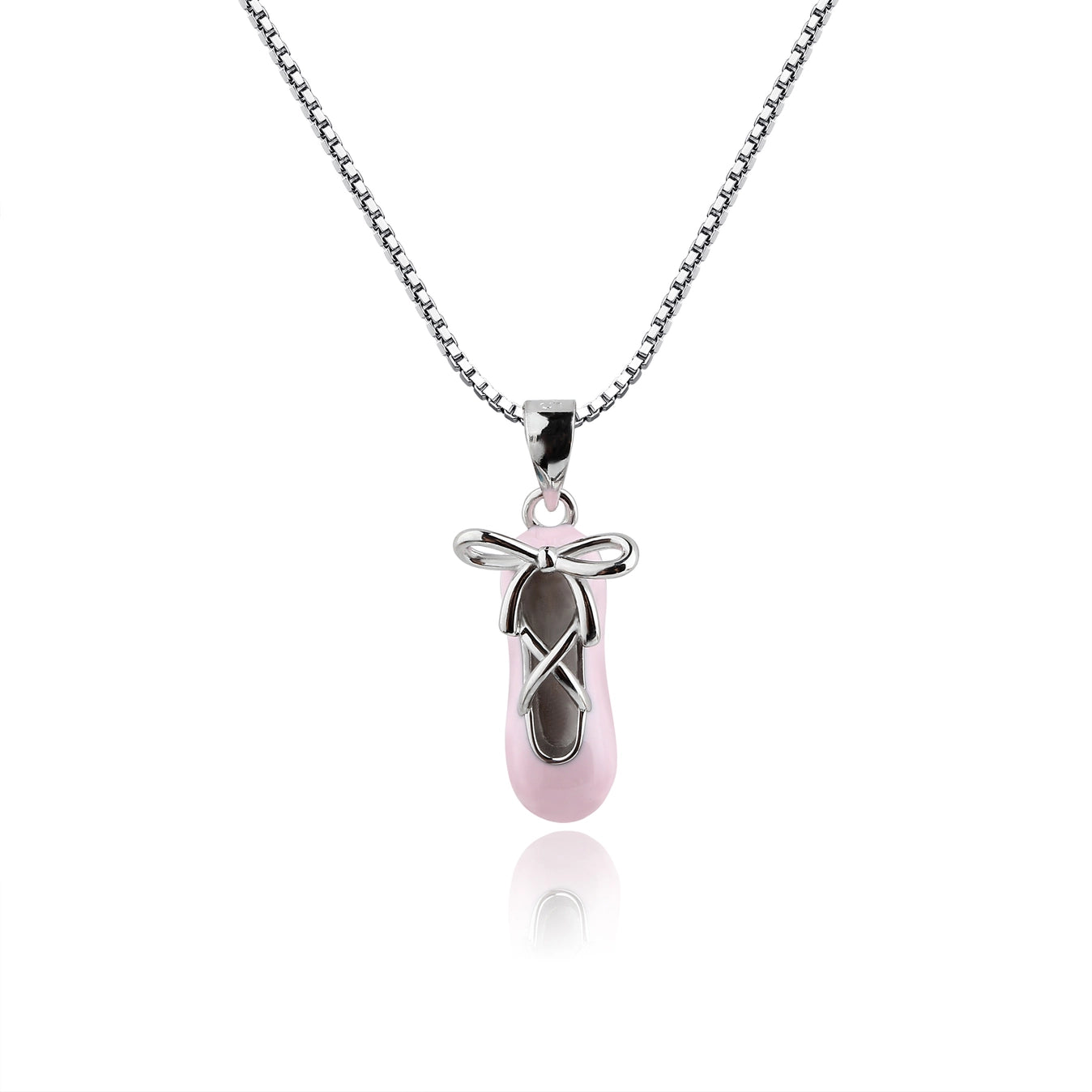 Sterling Silver Children's Ballet Slipper Necklace  - Doodlebug's Children's Boutique