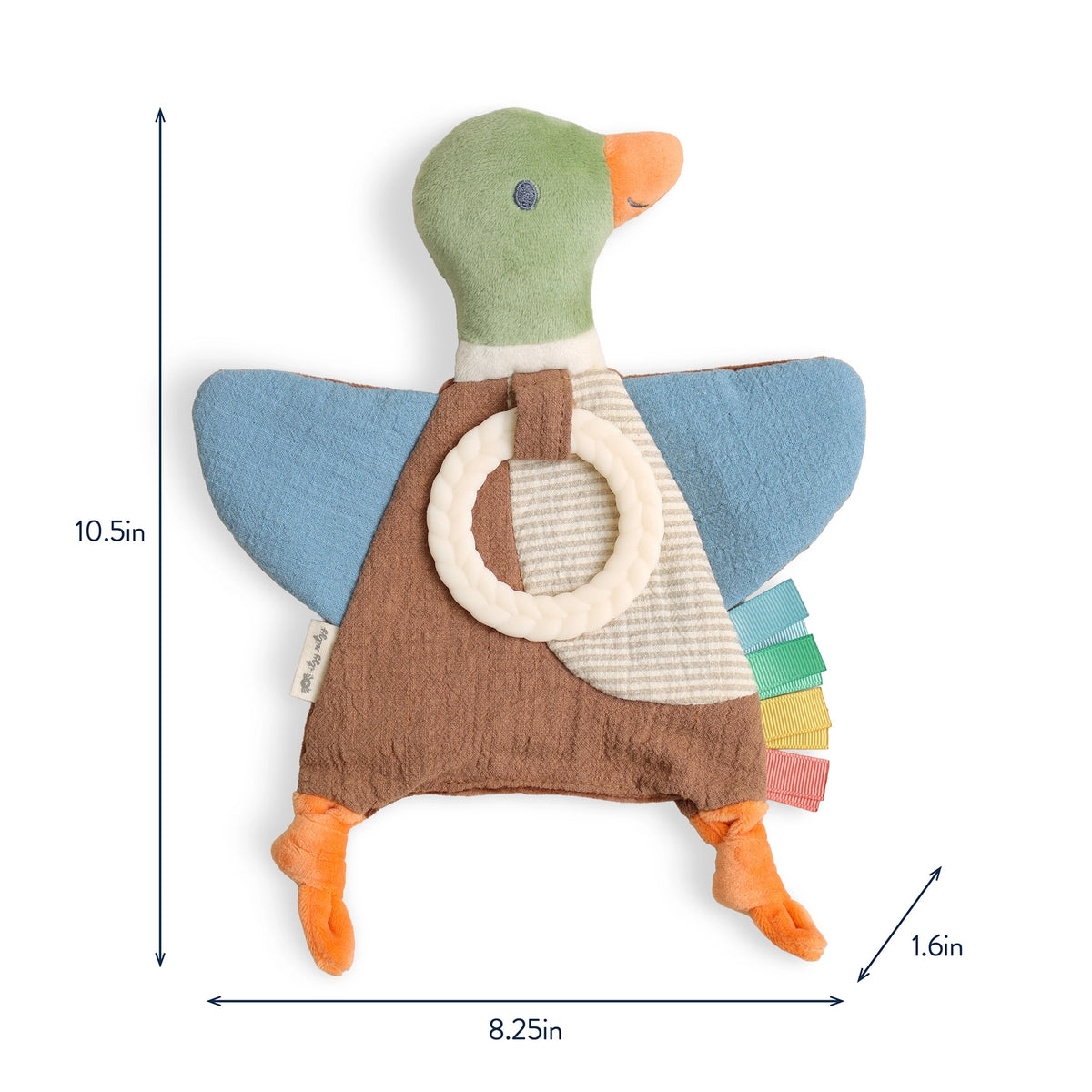 Mallard Duck Bitzy Crinkle™ - Doodlebug's Children's Boutique
