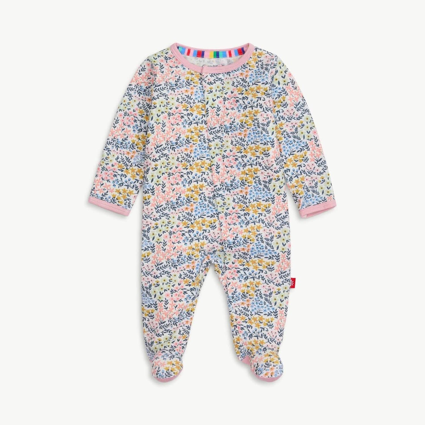 Chelsea Modal Magnetic Ruffle Footie - Doodlebug's Children's Boutique