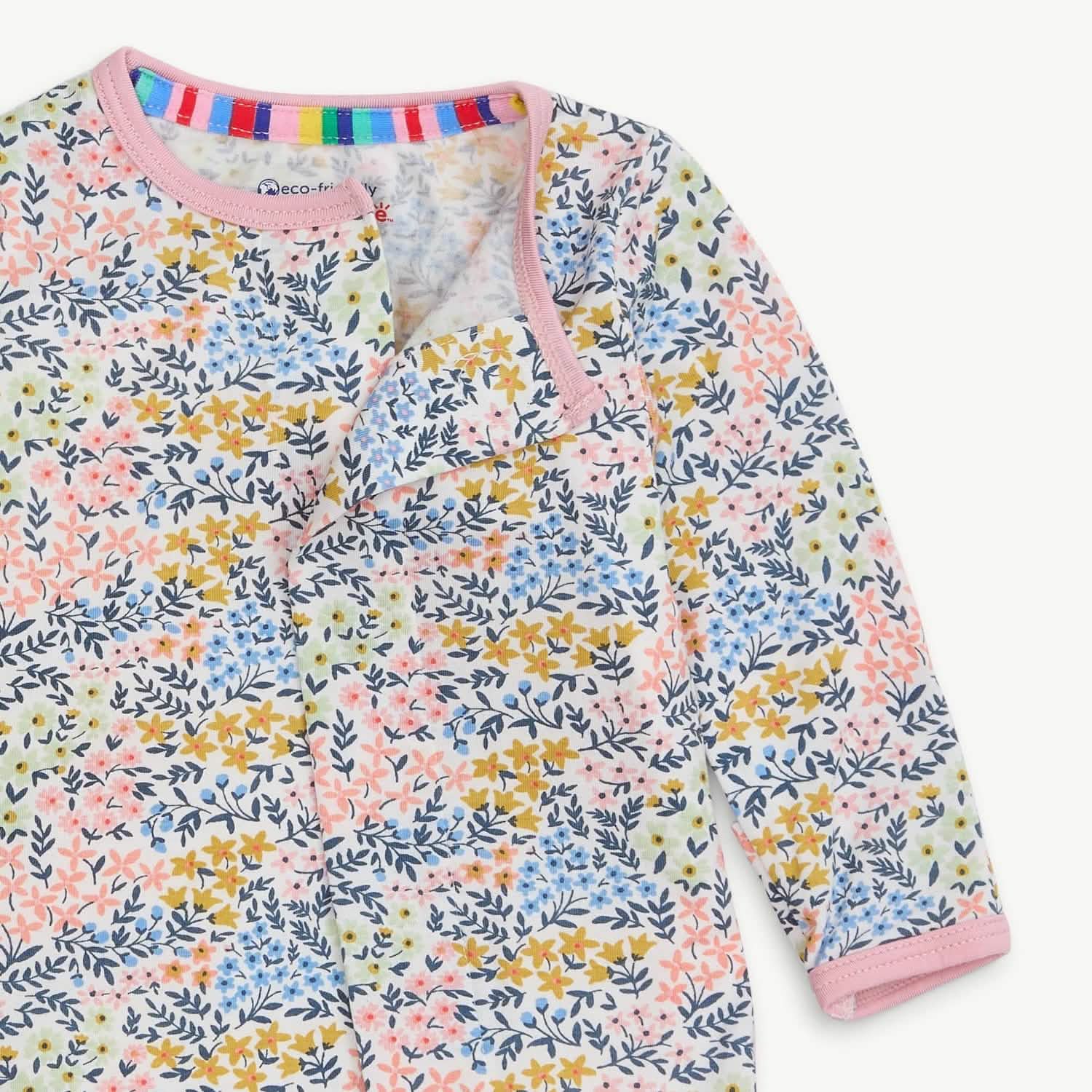 Chelsea Modal Magnetic Ruffle Footie - Doodlebug's Children's Boutique