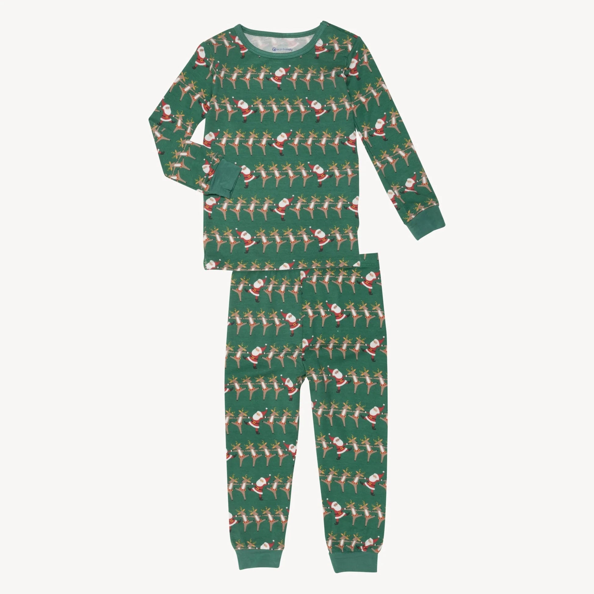 Christmas Can Can Modal Magnetic Pajama Set  - Doodlebug's Children's Boutique