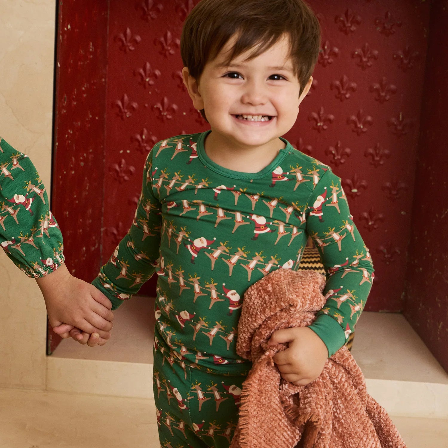 Christmas Can Can Modal Magnetic Pajama Set  - Doodlebug's Children's Boutique