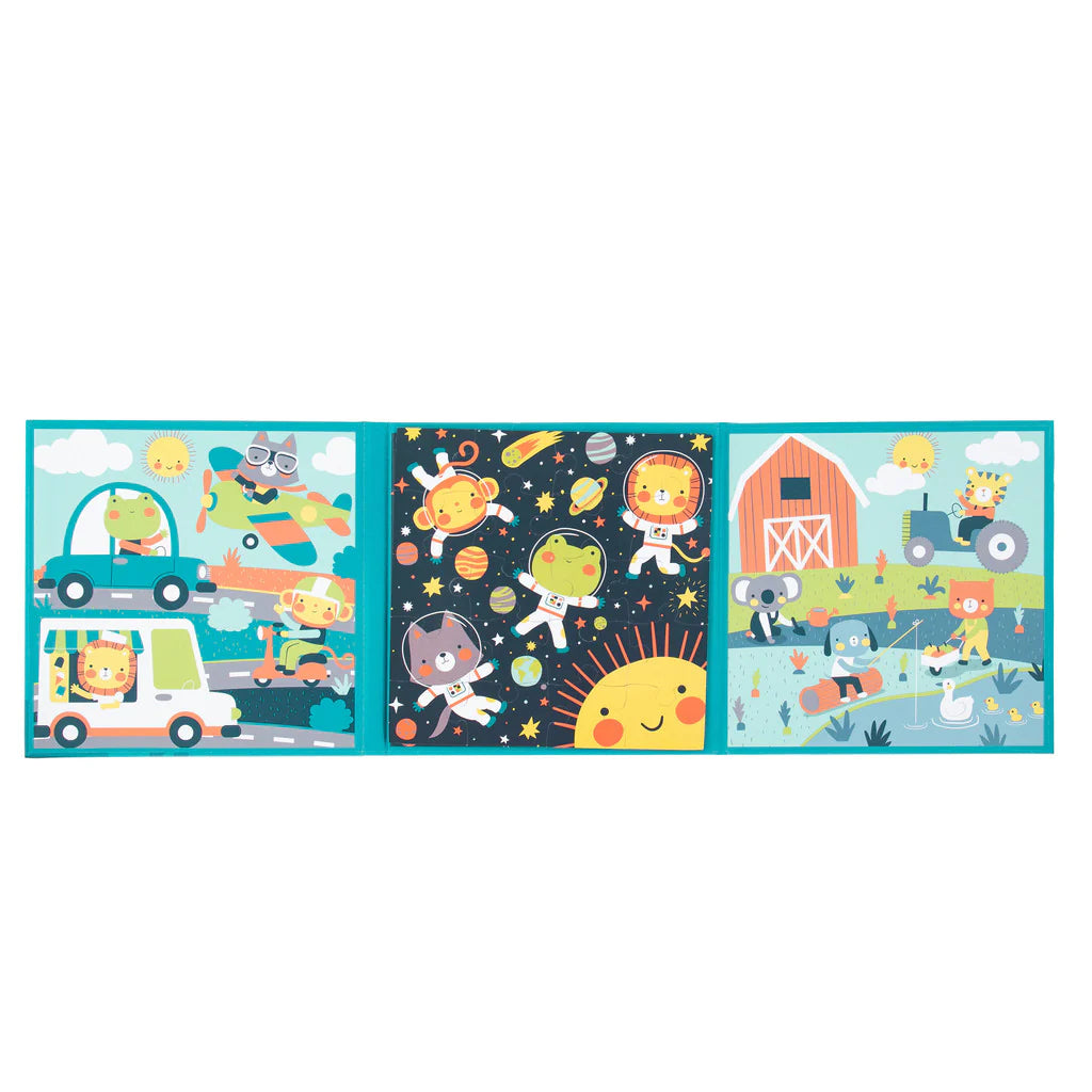 4 in 1 Magnetic Puzzle for Boy  - Doodlebug's Children's Boutique