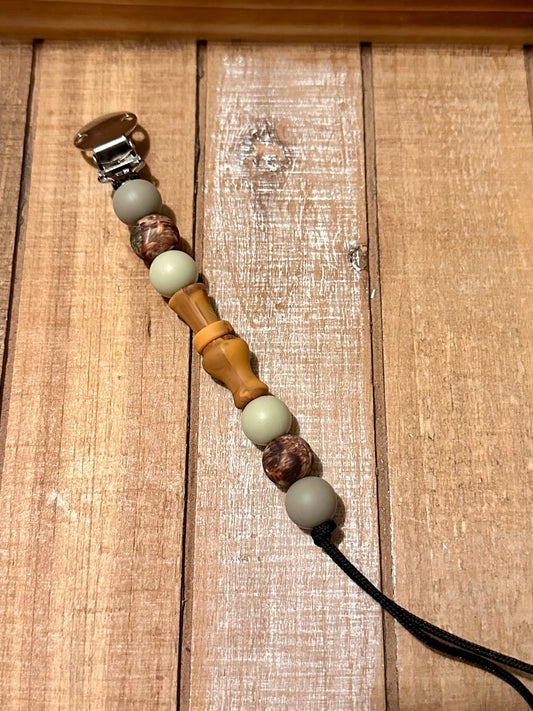Duck Call Pacifier Clip