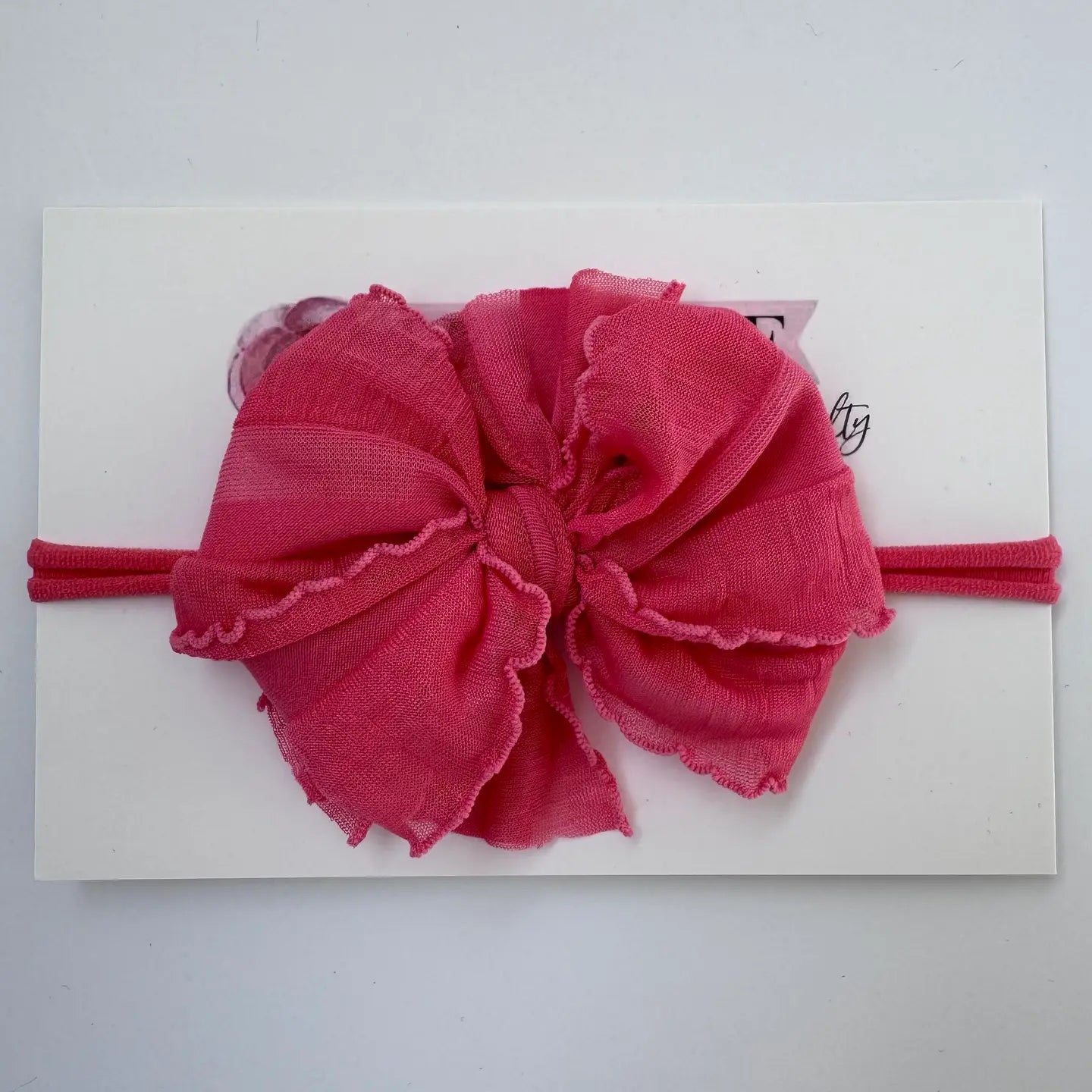 Hot Pink Mini Headband