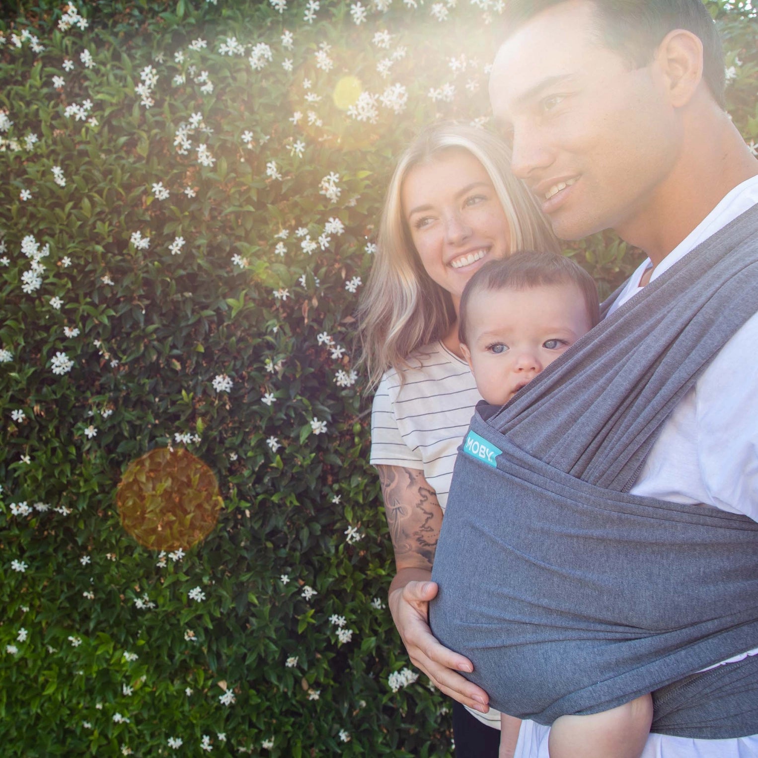 Elements Baby Wrap in Asphalt - Doodlebug's Children's Boutique