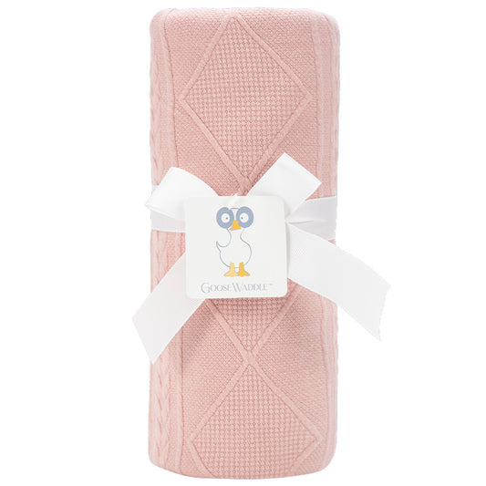 Rose Knit Blanket - Doodlebug's Children's Boutique