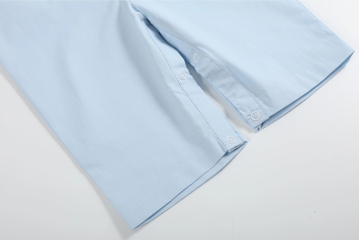 Light Blue Crosses Smocked Overalls - Doodlebug's Children's Boutique