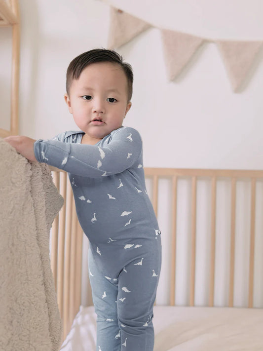 Convertible Pajama in Dino  - Doodlebug's Children's Boutique