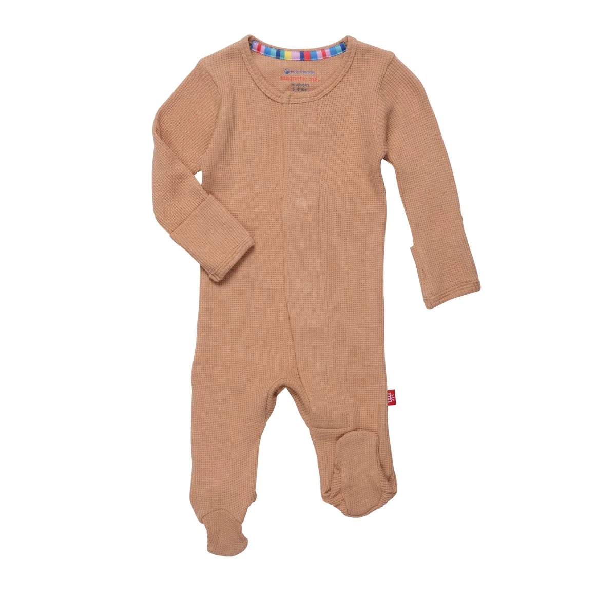 Doe Waffle Modal Magnetic Footie  - Doodlebug's Children's Boutique