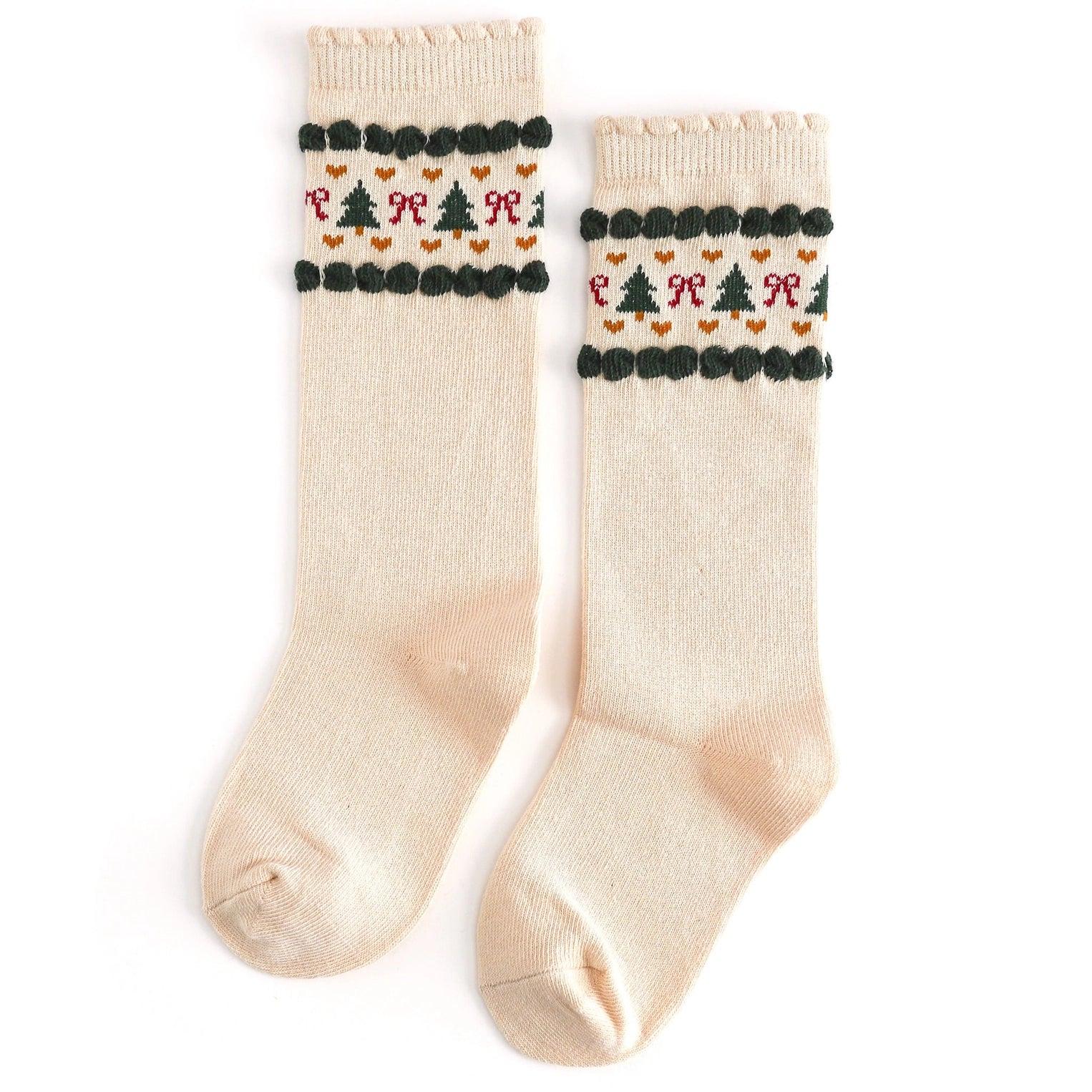 Christmas Tree Fair Isle Knee High Socks - Doodlebug's Children's Boutique