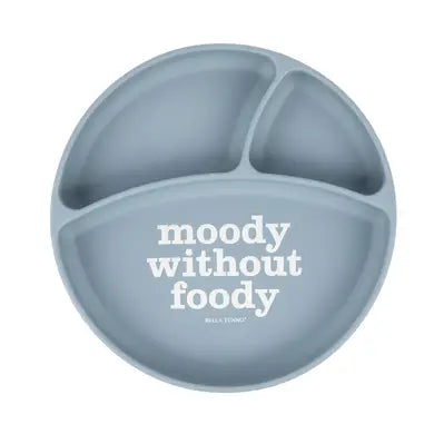 Moody Without Foody Wonder Plate  - Doodlebug's Children's Boutique