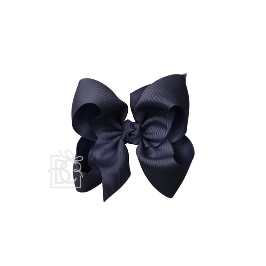 Huge Bow in Dark Navy - Doodlebug's Children's Boutique