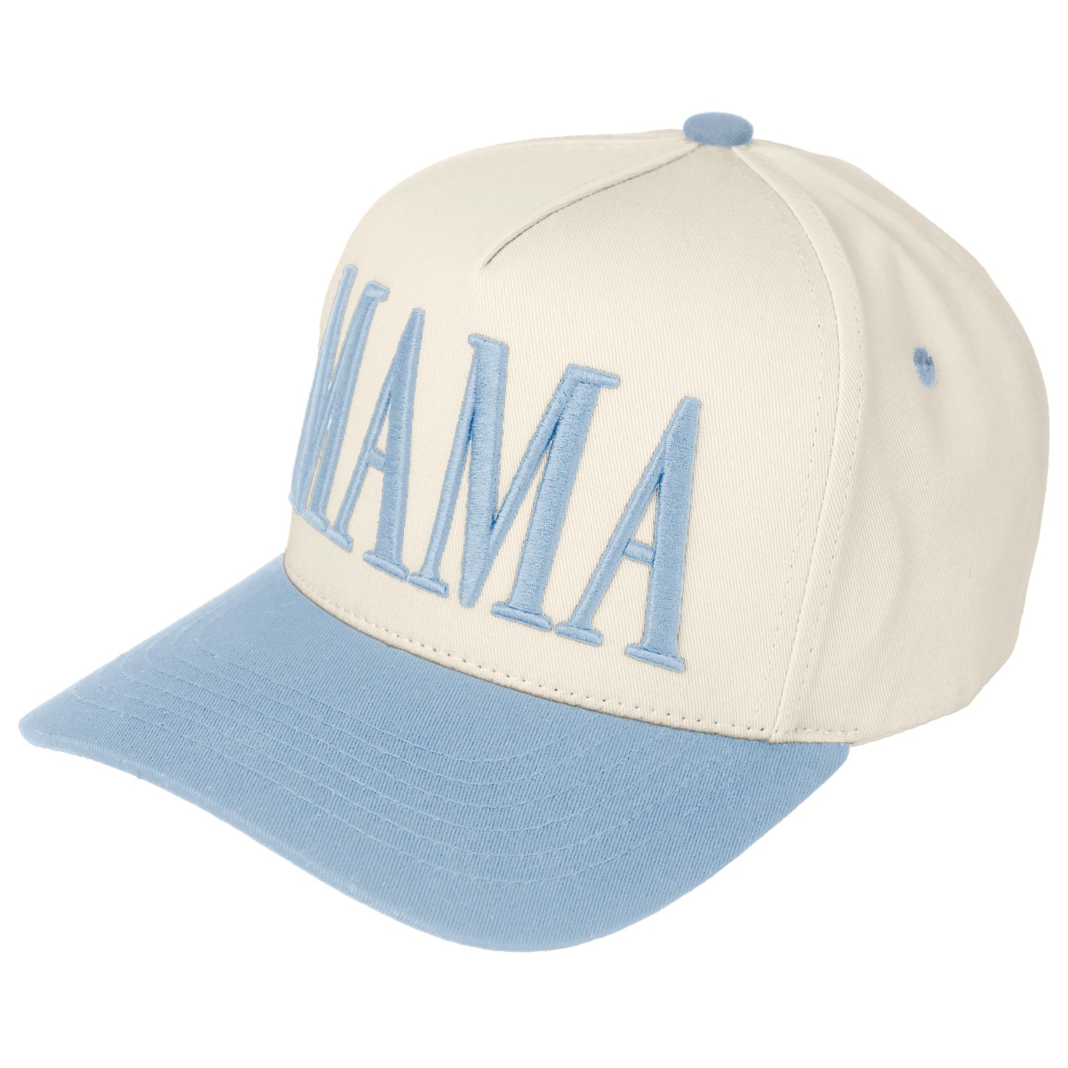 Sky Blue Mama Snapback Hat - Doodlebug's Children's Boutique