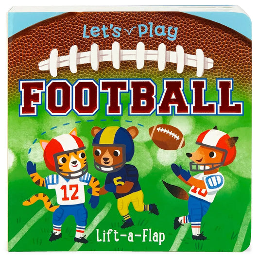 Let's Play Football Lift-a-Flap Book  - Doodlebug's Children's Boutique