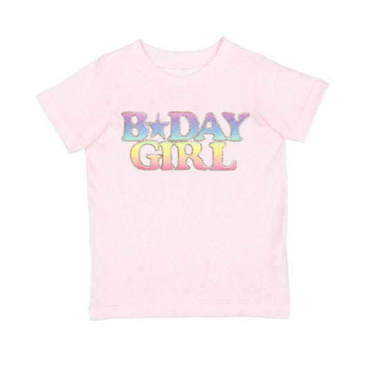 Birthday Girl Patch Shirt - Doodlebug's Children's Boutique