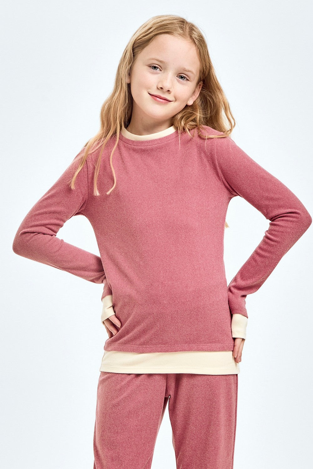 Masala Pink Corduroy Brush Set - Doodlebug's Children's Boutique