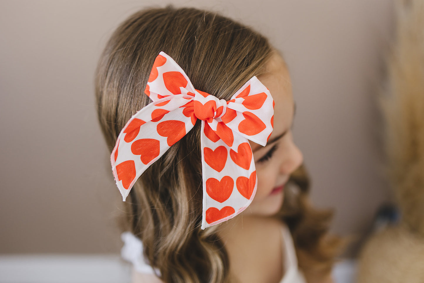 Valentine Heart Bow  - Doodlebug's Children's Boutique