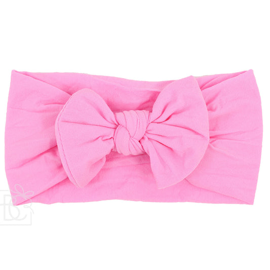 Knot Bow Headband in Hot Pink - Doodlebug's Children's Boutique