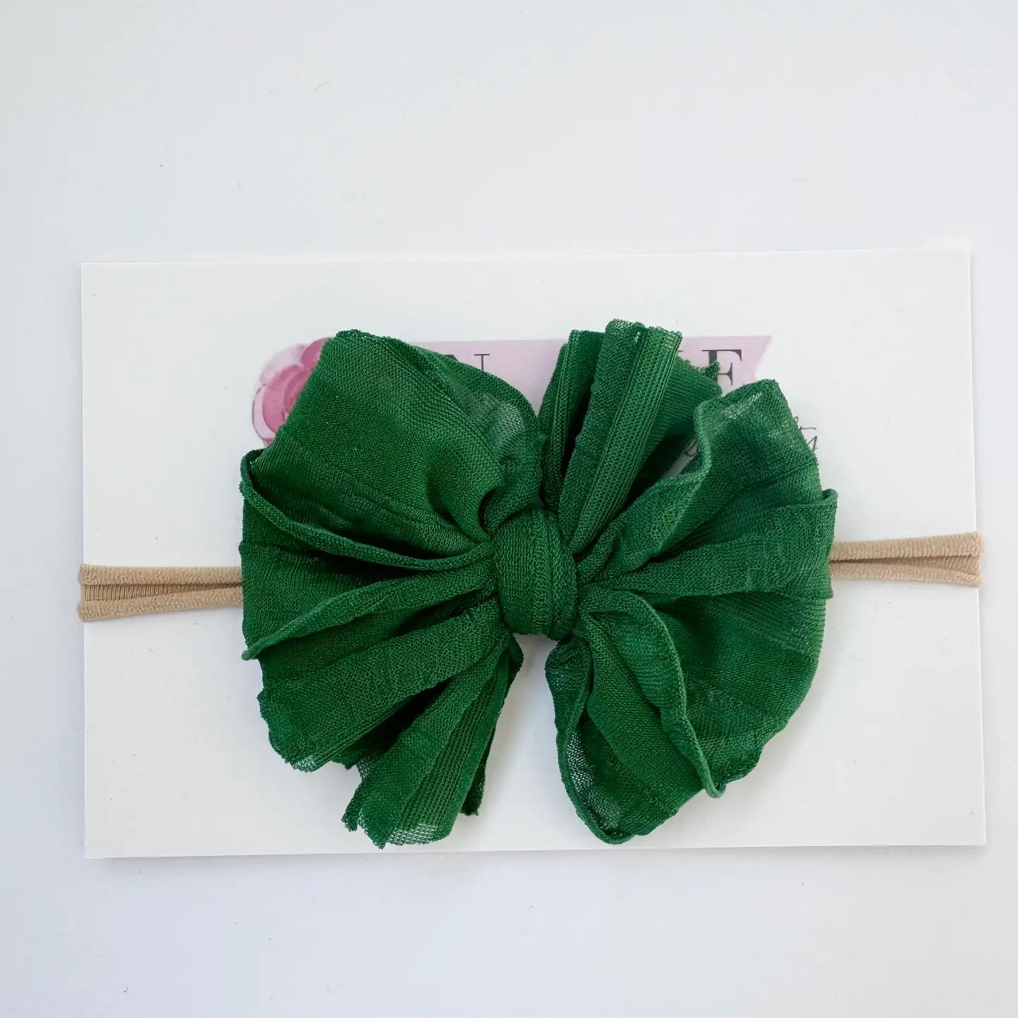 Green Mini Headband - Doodlebug's Children's Boutique